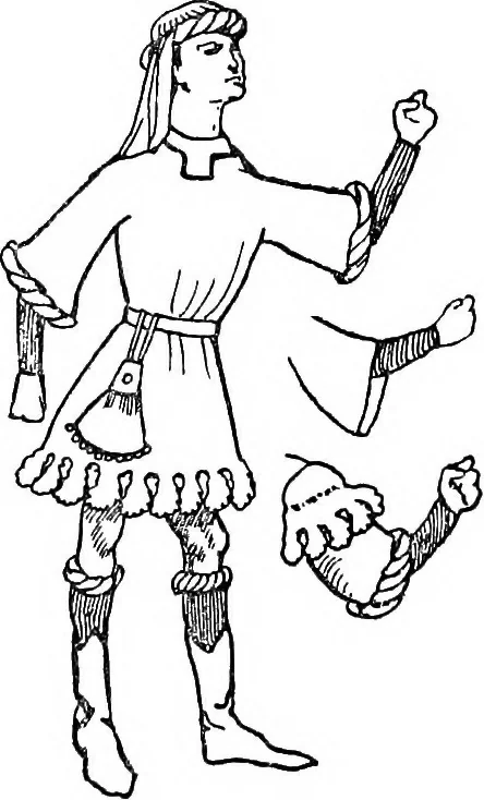 An illustration from English costume, 1906, leaf 151