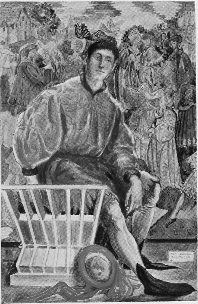 An illustration from English costume, 1906, leaf 158