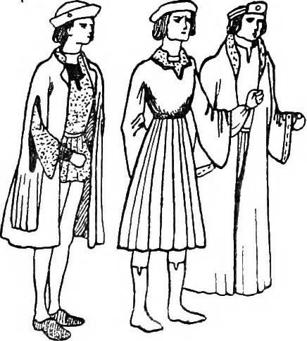 An illustration from English costume, 1906, leaf 204