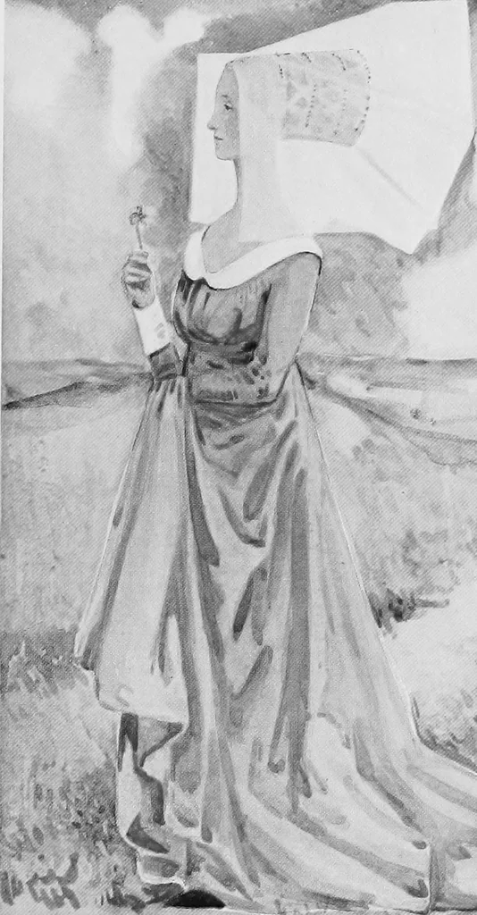 An illustration from English costume, 1906, leaf 218