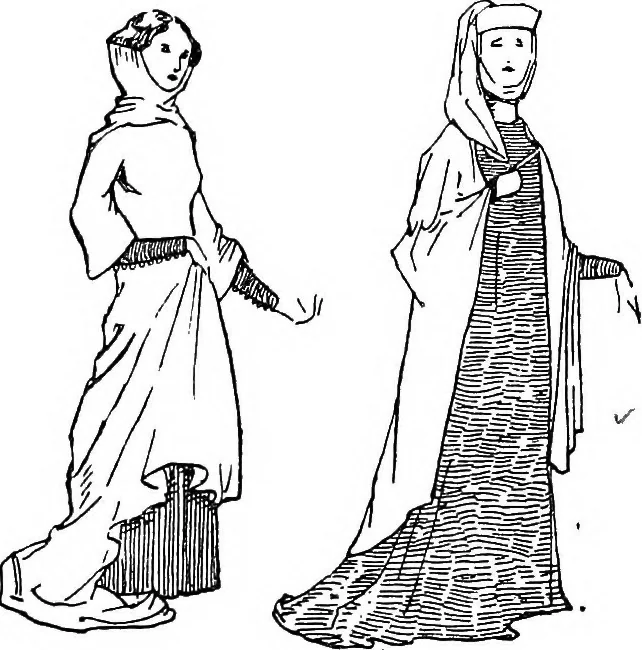 An illustration from English costume, 1906, leaf 36