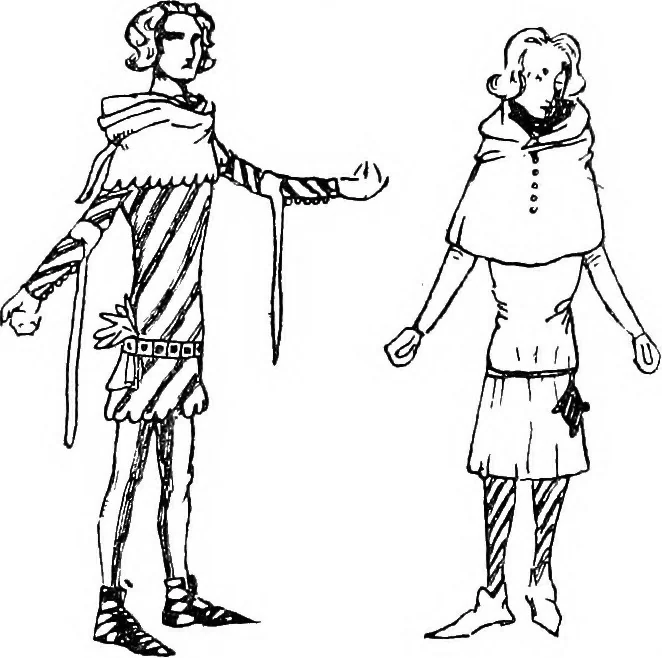 An illustration from English costume, 1906, leaf 55