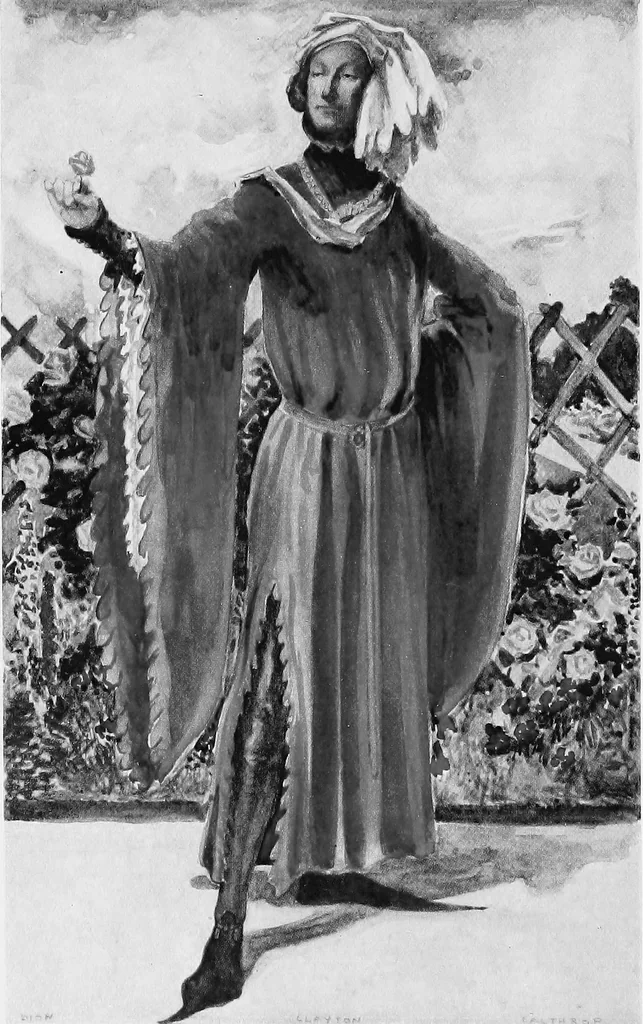 An illustration from English costume, 1906, leaf 9