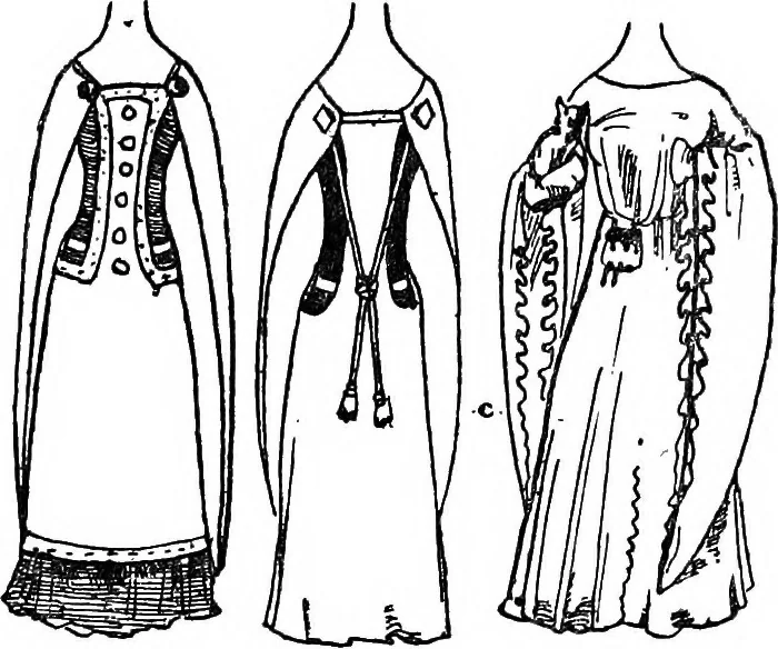 An illustration from English costume, 1906, leaf 94