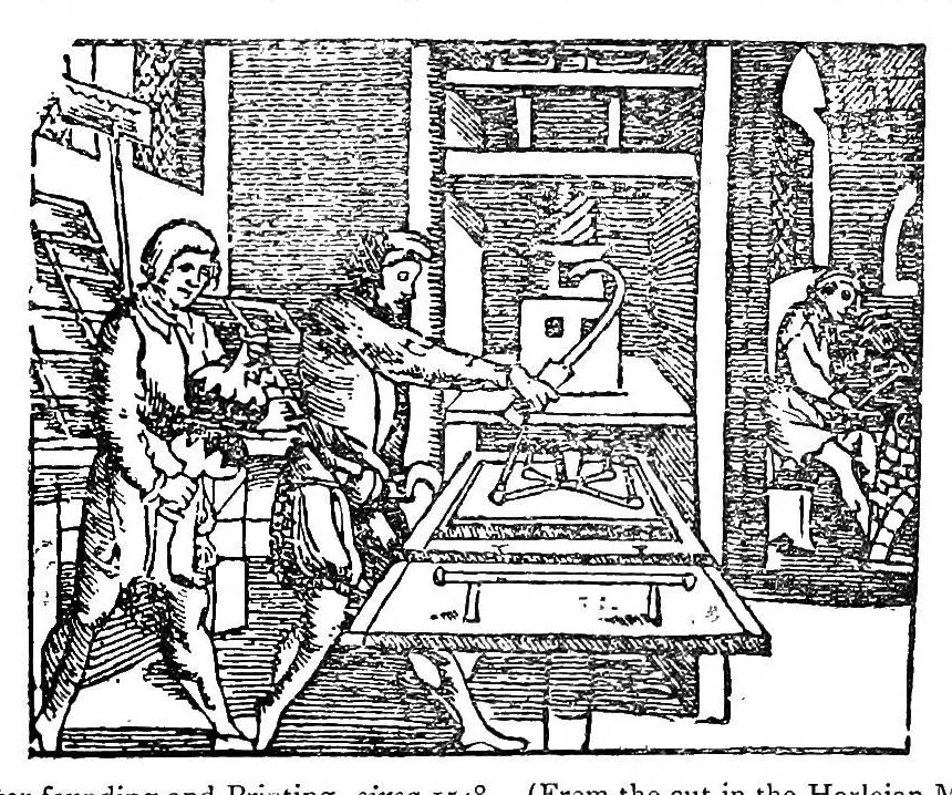 An illustration from A history of the old English letter foundries, with notes, historical and bibliographical, on the rise and progress of English typography, 1887, leaf 130