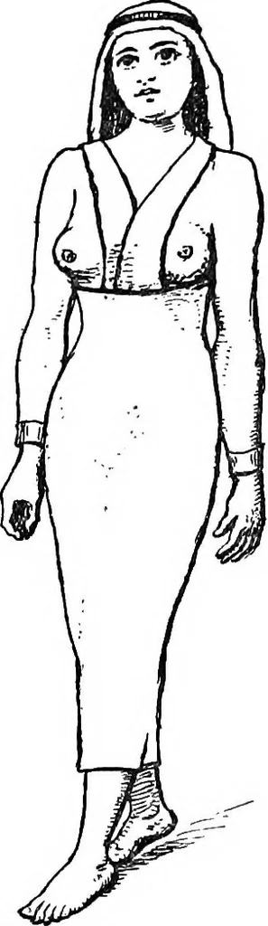 An illustration from The heritage of dress; being notes on the history and evolution of clothes, 1908, leaf 113