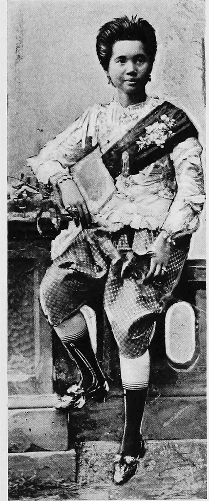 An illustration from The heritage of dress; being notes on the history and evolution of clothes, 1908, leaf 164