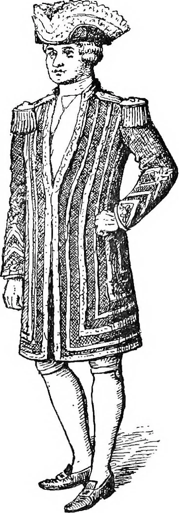 An illustration from The heritage of dress; being notes on the history and evolution of clothes, 1908, leaf 189