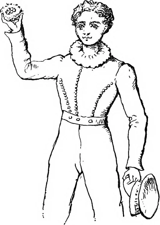An illustration from The heritage of dress; being notes on the history and evolution of clothes, 1908, leaf 192
