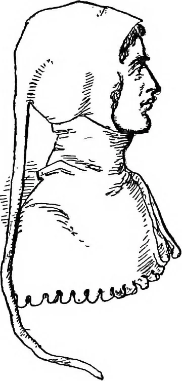 An illustration from The heritage of dress; being notes on the history and evolution of clothes, 1908, leaf 203