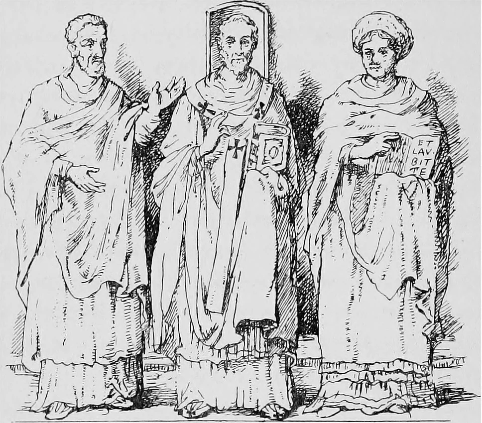 An illustration from The heritage of dress; being notes on the history and evolution of clothes, 1908, leaf 239