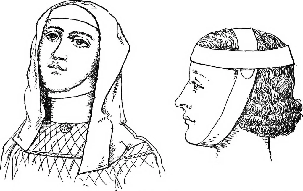 An illustration from The heritage of dress; being notes on the history and evolution of clothes, 1908, leaf 254