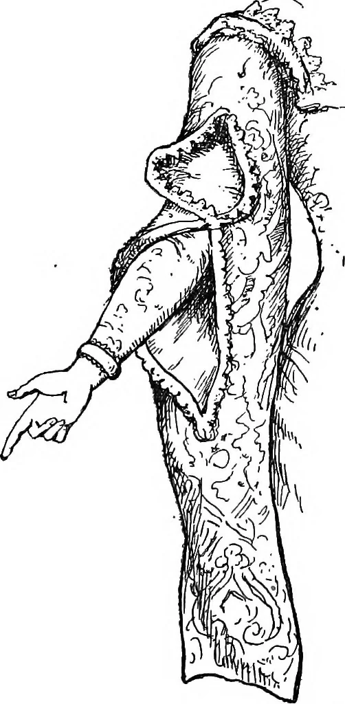 An illustration from The heritage of dress; being notes on the history and evolution of clothes, 1908, leaf 260