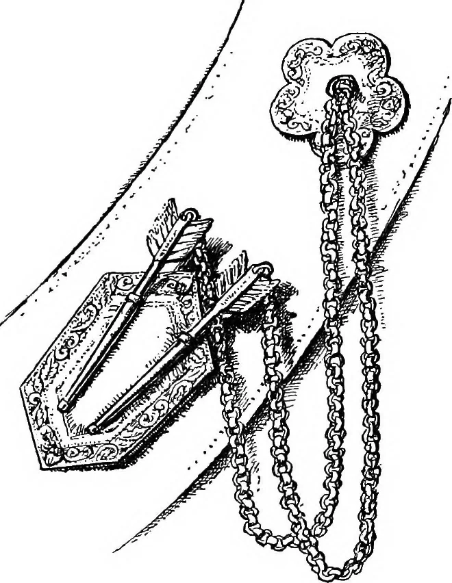 An illustration from The heritage of dress; being notes on the history and evolution of clothes, 1908, leaf 290
