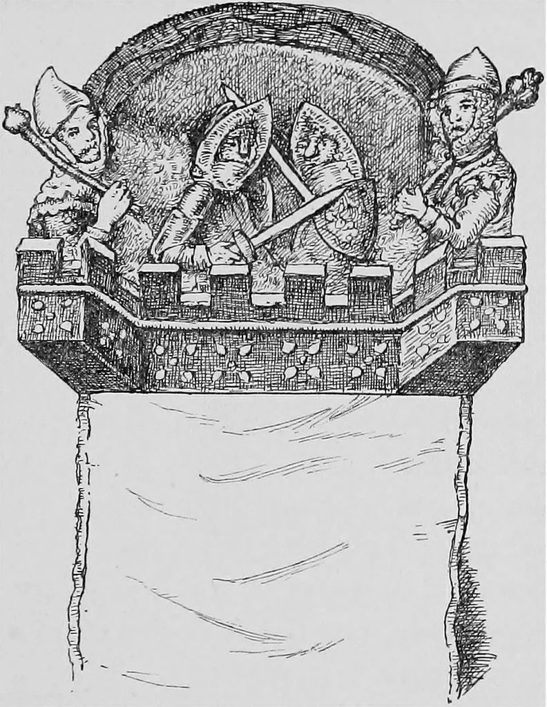 An illustration from The heritage of dress; being notes on the history and evolution of clothes, 1908, leaf 310