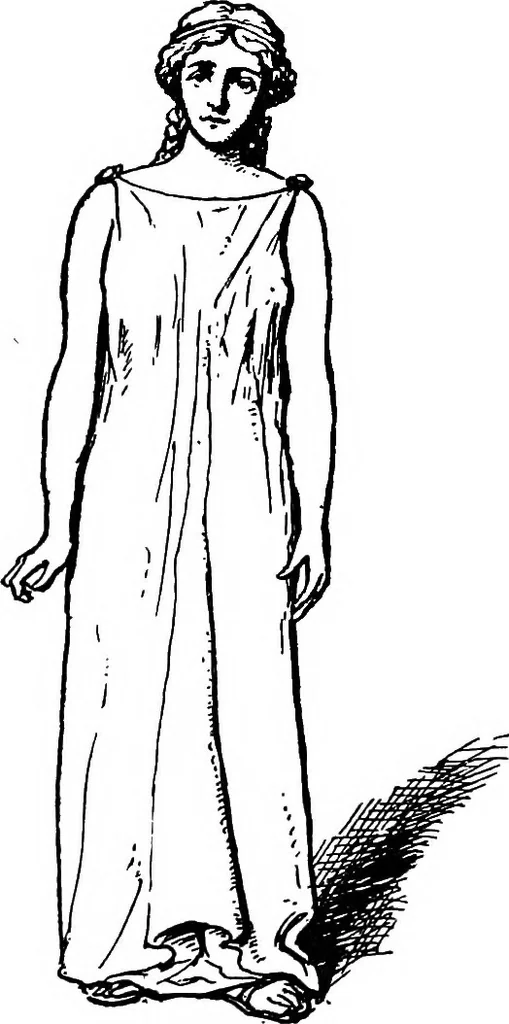 An illustration from The heritage of dress; being notes on the history and evolution of clothes, 1908, leaf 52