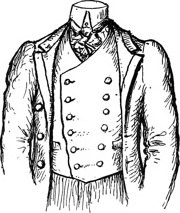 An illustration from The heritage of dress; being notes on the history and evolution of clothes, 1908, leaf 57