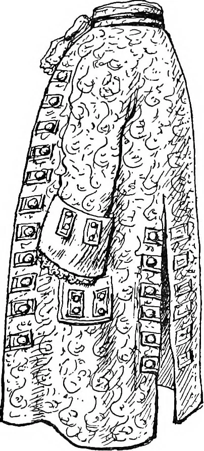 An illustration from The heritage of dress; being notes on the history and evolution of clothes, 1908, leaf 65