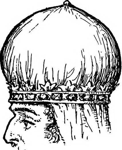 An illustration from The heritage of dress; being notes on the history and evolution of clothes, 1908, leaf 89