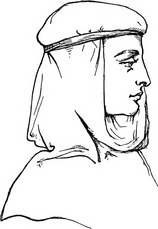 An illustration from The heritage of dress; being notes on the history and evolution of clothes, 1908, leaf 91
