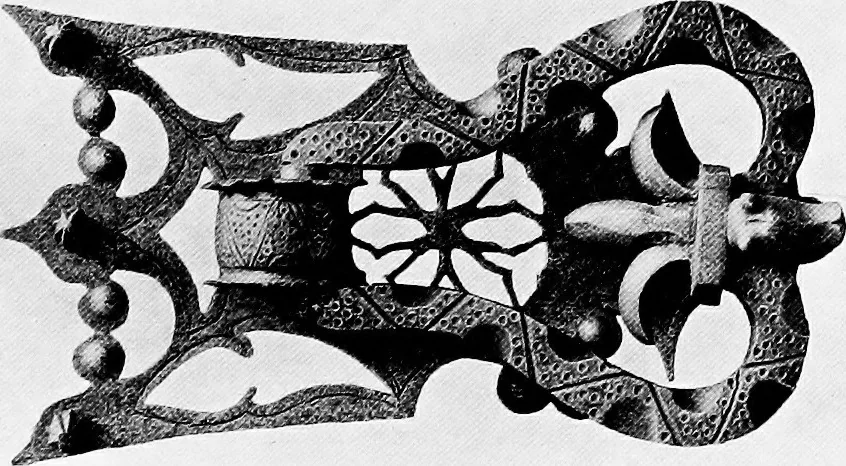 An illustration from Spanish ironwork, 1915, leaf 134