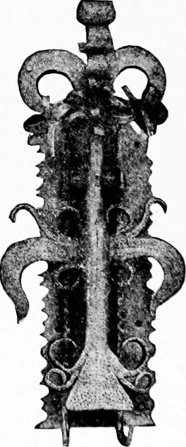 An illustration from Spanish ironwork, 1915, leaf 137