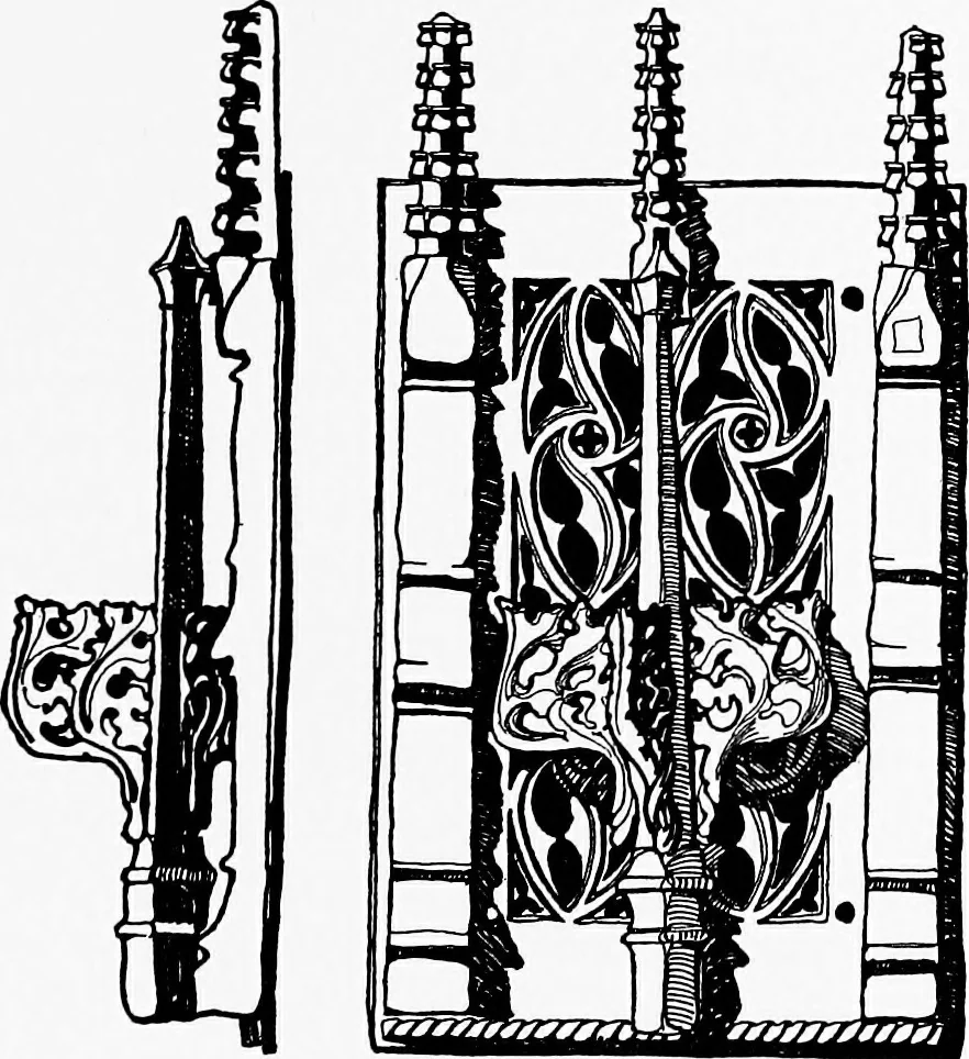 An illustration from Spanish ironwork, 1915, leaf 150