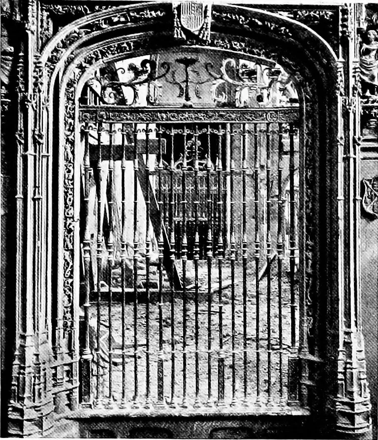 An illustration from Spanish ironwork, 1915, leaf 196