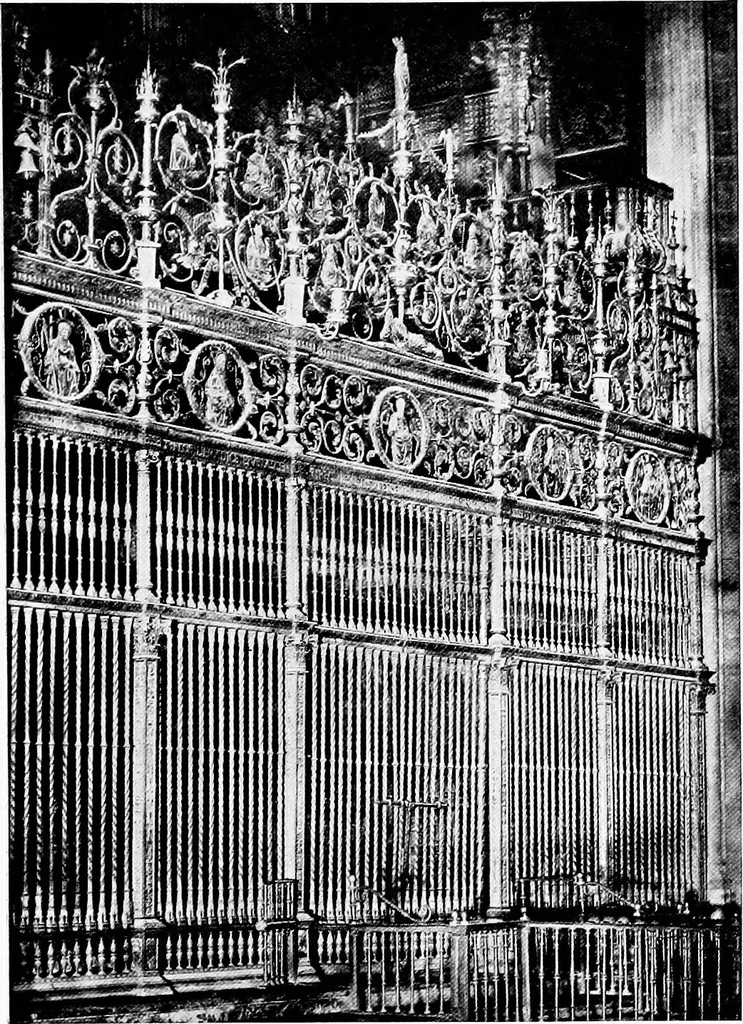 An illustration from Spanish ironwork, 1915, leaf 206