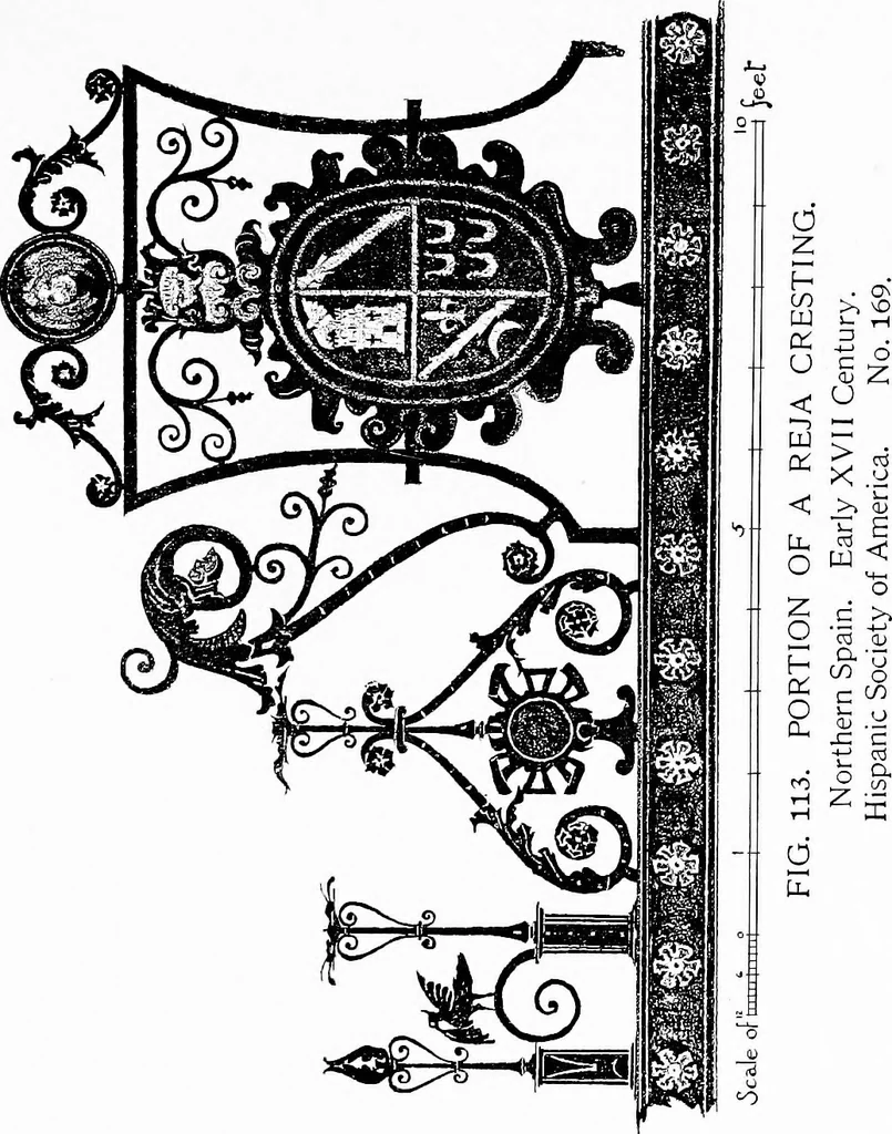 An illustration from Spanish ironwork, 1915, leaf 242