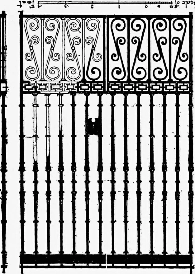 An illustration from Spanish ironwork, 1915, leaf 258