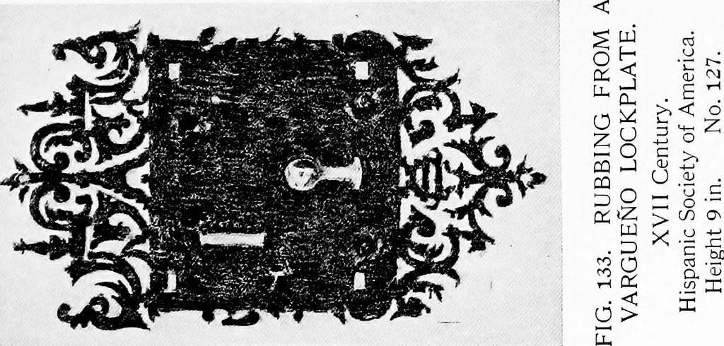 An illustration from Spanish ironwork, 1915, leaf 280