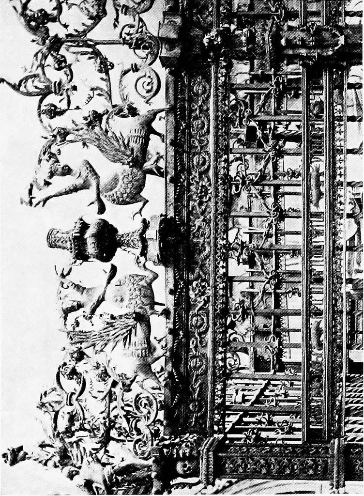 An illustration from Spanish ironwork, 1915, leaf 88