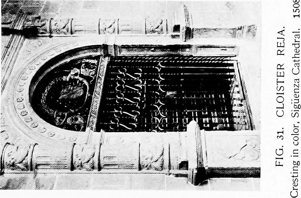 An illustration from Spanish ironwork, 1915, leaf 94