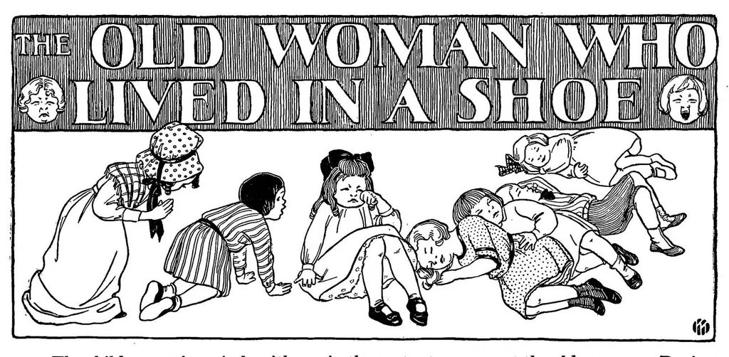 An illustration from Dramatic games and dances for little children, 1914, leaf 47