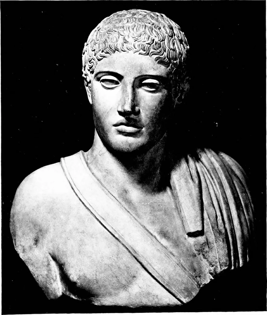 An illustration from Six Greek sculptors, 1910, leaf 134