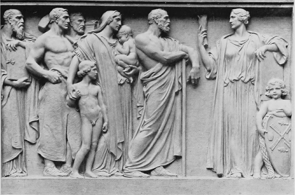 An illustration from Catalogue of the works of art belonging to the City of New York, 1909, leaf 162