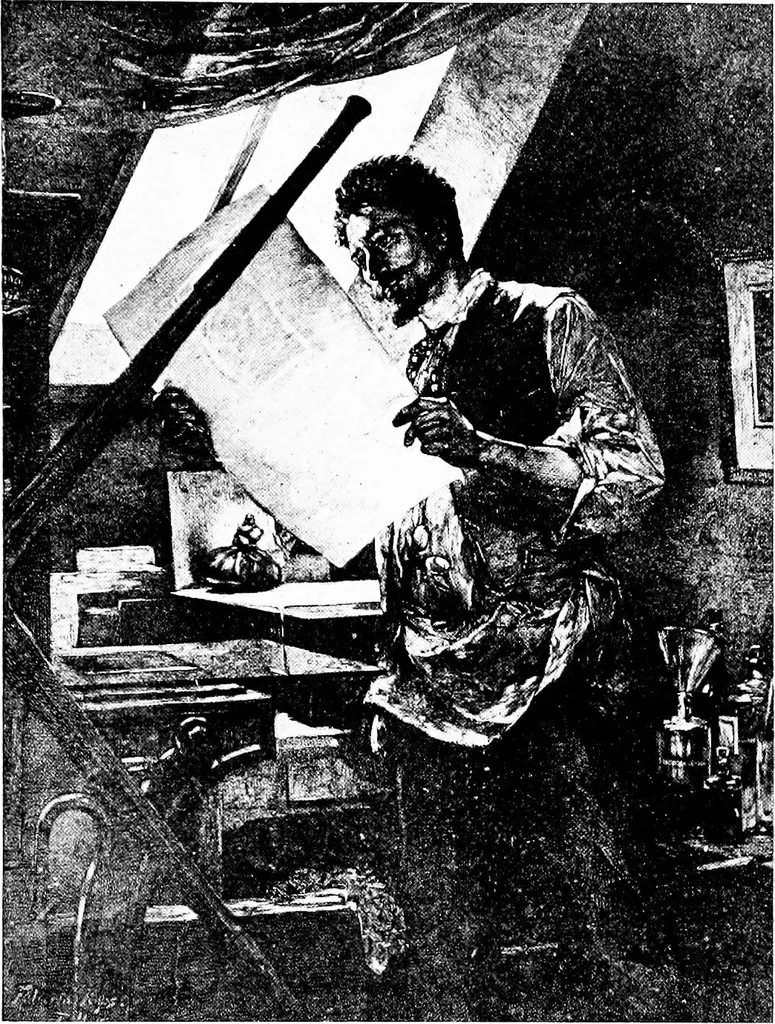 An illustration from The graphic arts; modern men and modern methods, 1921, leaf 206