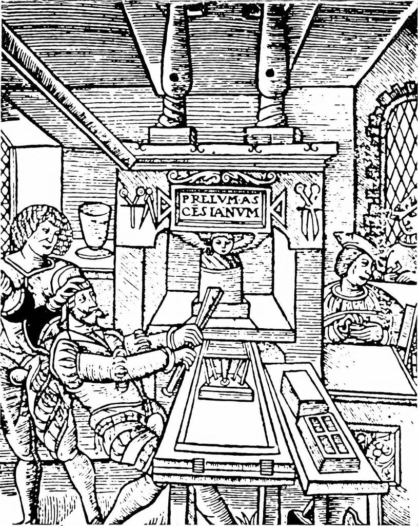 An illustration from The graphic arts; modern men and modern methods, 1921, leaf 24