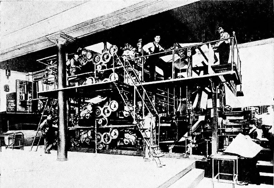 An illustration from The graphic arts; modern men and modern methods, 1921, leaf 32