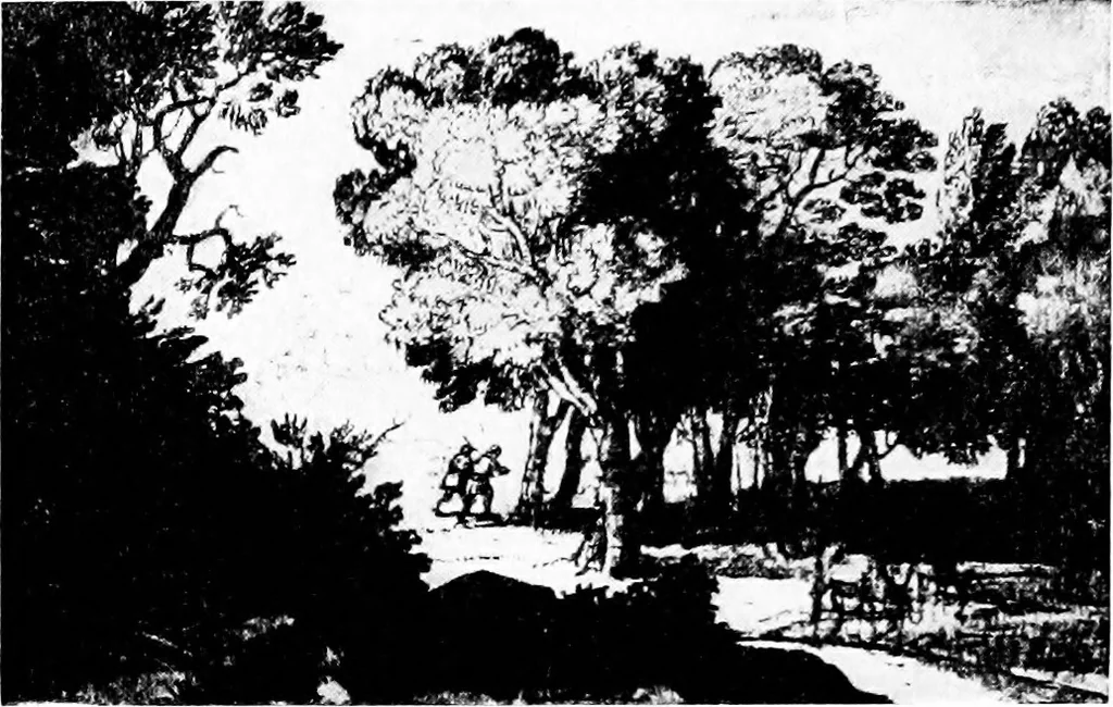 An illustration from The graphic arts; modern men and modern methods, 1921, leaf 45