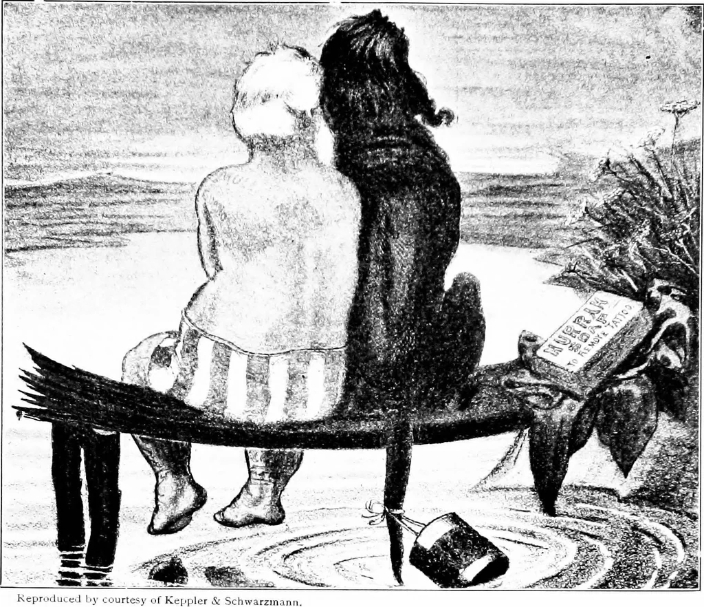 An illustration from Presidential nominations and elections; a history of American conventions, national campaigns, inaugurations and campaign caricature, with numerous illustrations, 1916, leaf 112