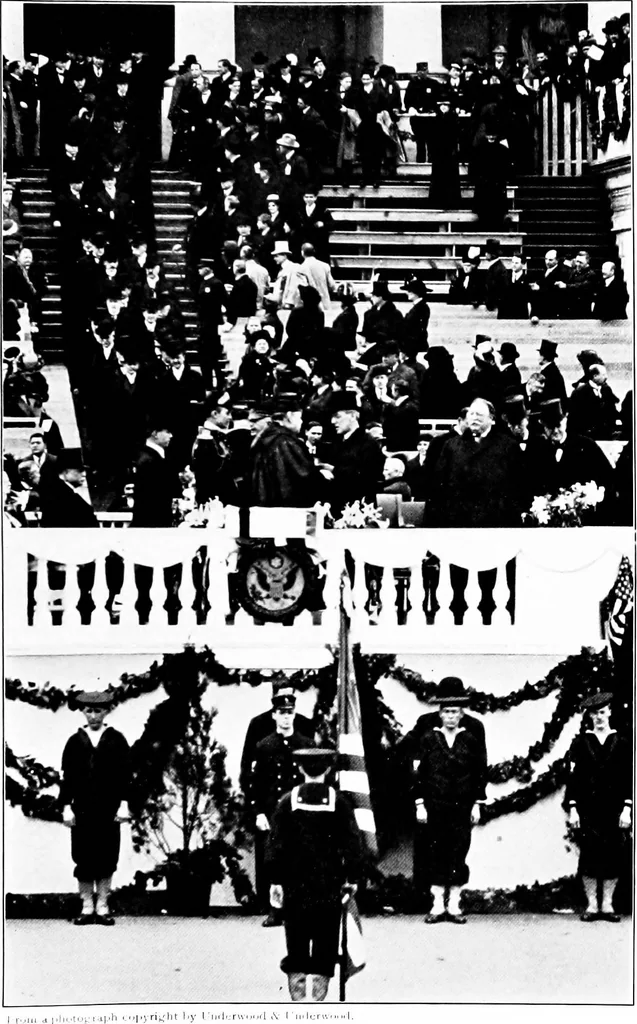 An illustration from Presidential nominations and elections; a history of American conventions, national campaigns, inaugurations and campaign caricature, with numerous illustrations, 1916, leaf 292