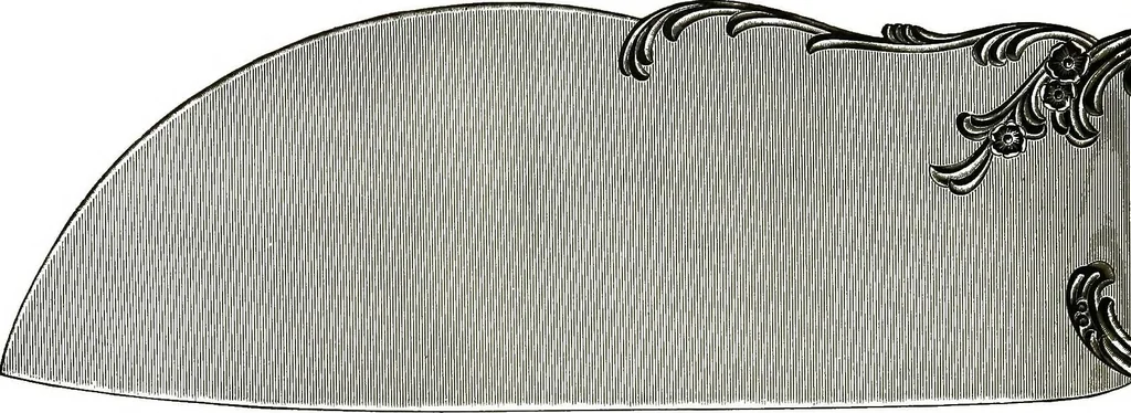 An illustration from Georgian: a pattern of spoons, forks and all other pieces of table flat ware is fully shown in this book, in which is also given an account of the chief events of the war of the revolution and the acts of oppression which preceded and provoked it..., 1906, leaf 82