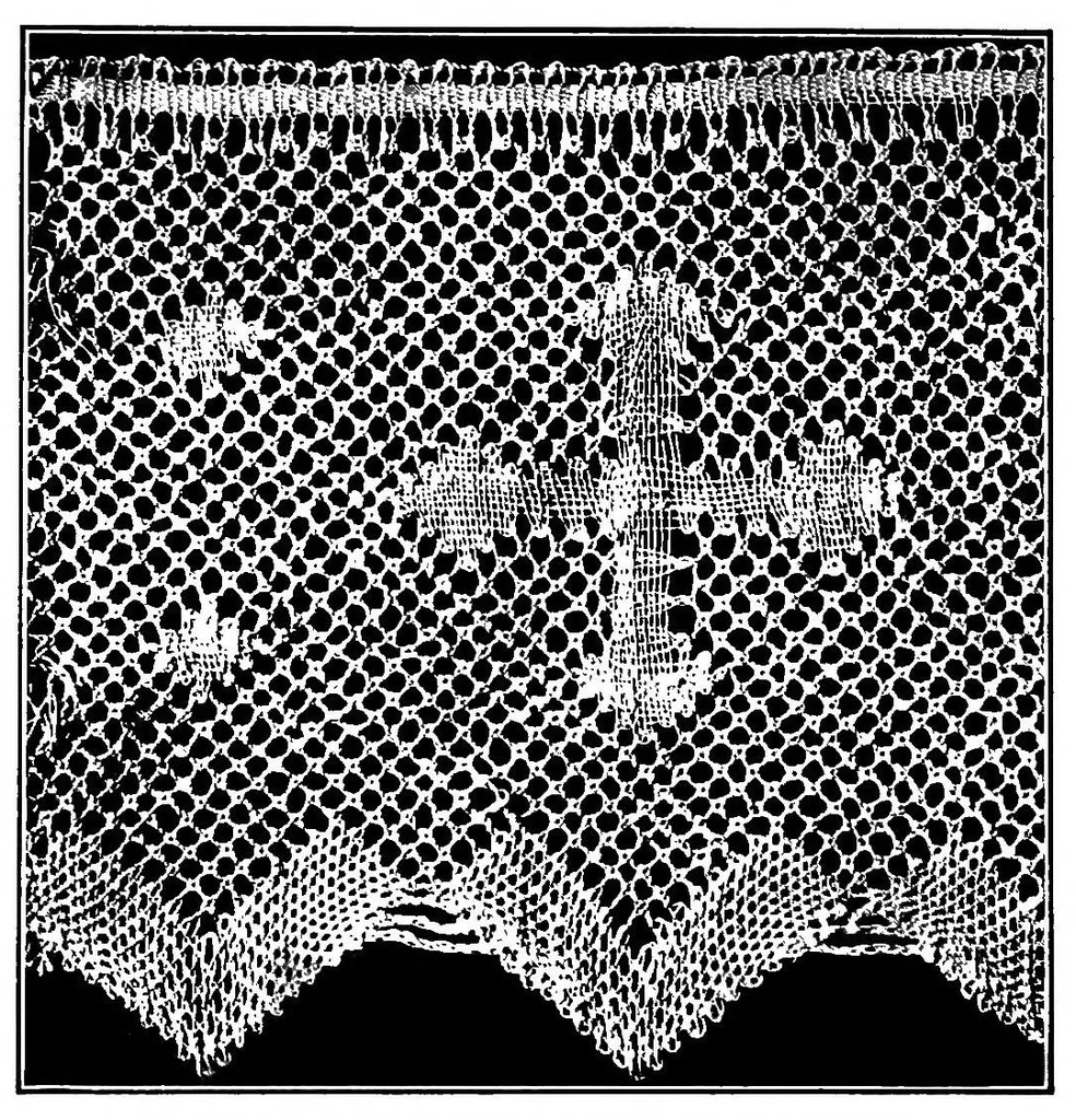 An illustration from Church lace : being eight ecclesiastical patterns in pillow-lace, 1920, leaf 117