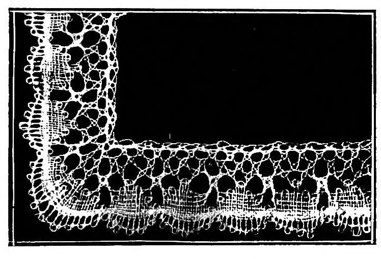 An illustration from Church lace : being eight ecclesiastical patterns in pillow-lace, 1920, leaf 15