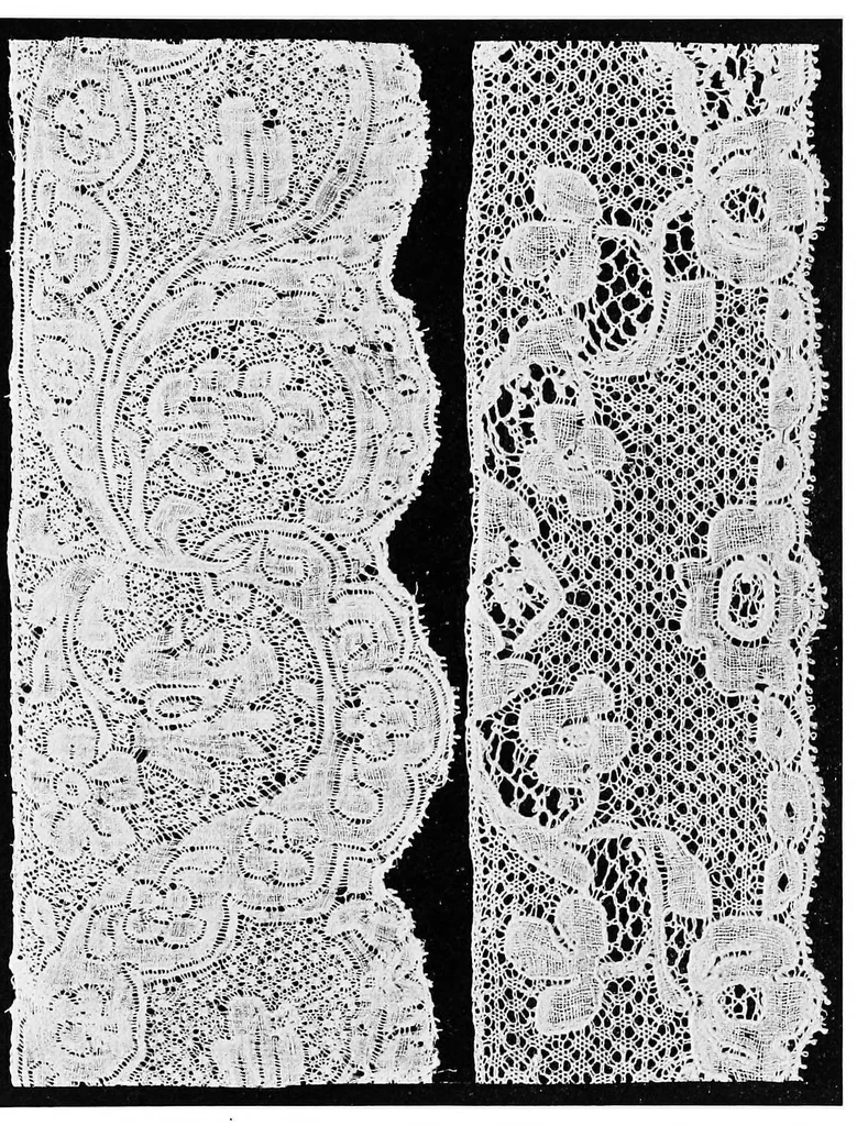 An illustration from Point and pillow lace : a short account of various kinds, ancient and modern, and how to recognise them, 1899, leaf 178