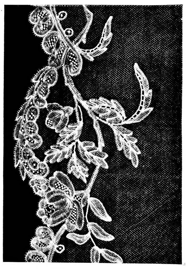 An illustration from Lace making and collecting : an elementary handbook, 1909, leaf 151