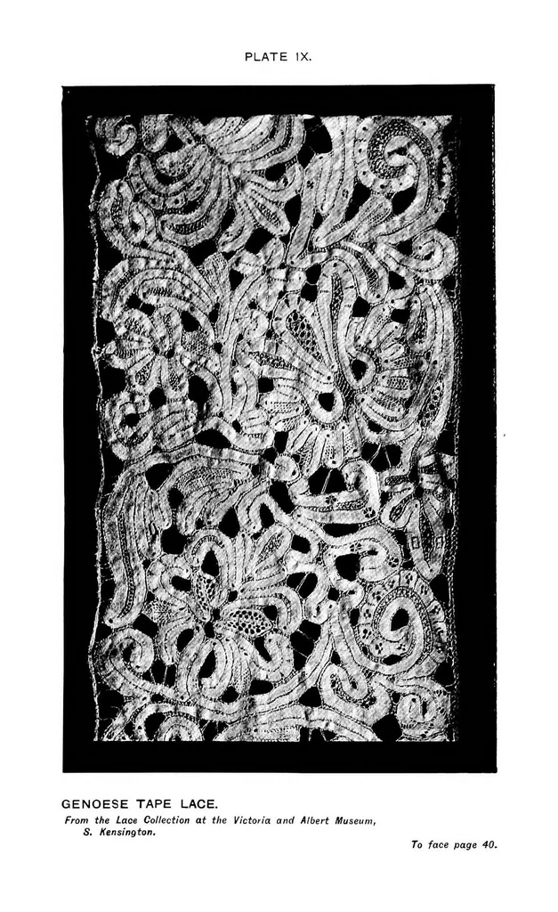 An illustration from Lace making and collecting : an elementary handbook, 1909, leaf 66