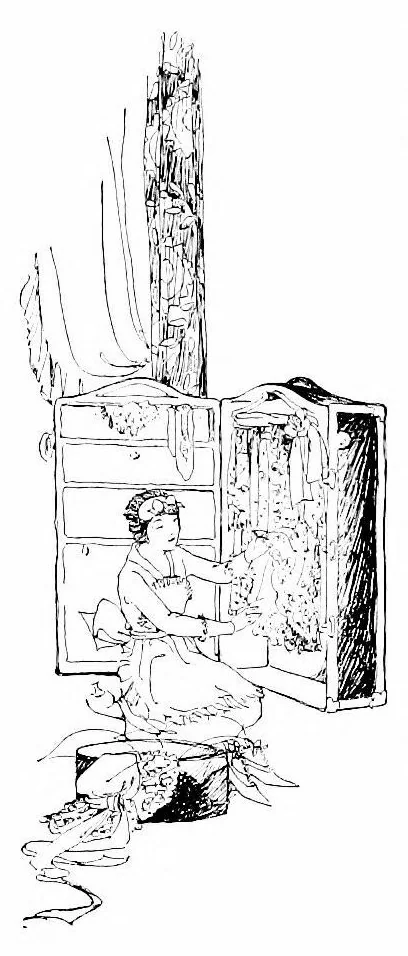 An illustration from The romance of lace : its historical background, its present manufacture, its varieties and uses, 1920, leaf 33